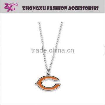 new custom sport NFL American football team Chicago Bears pendant necklace jewelry