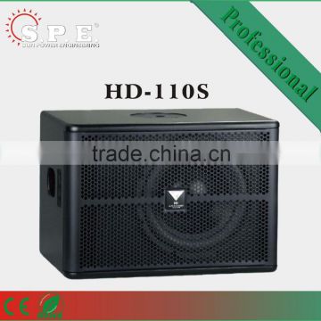 SPE Speakers, loudspeakers, HD-110S 400W 10 inch mini subwoofer compact cabinet