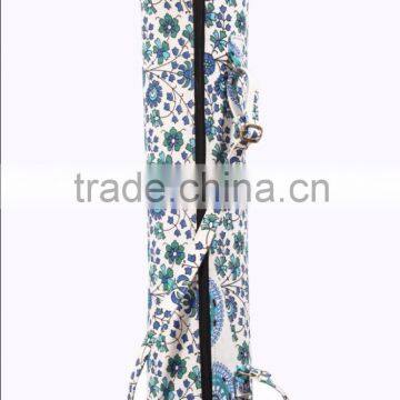 RTVYB-003 Canvas Flowers Printed vintage Yoga Mats For Unisex