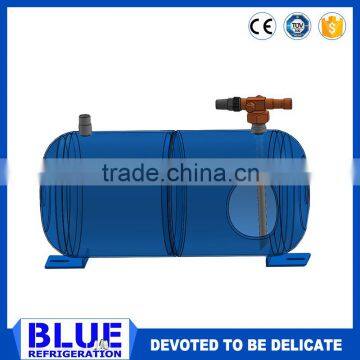 Blue Refrigerant deep drawn horizontal liquid receivers