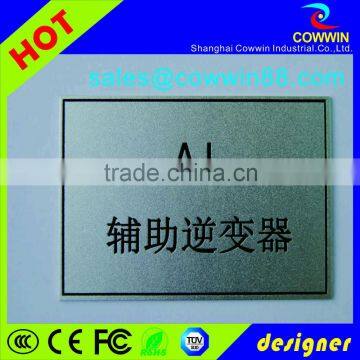 High quality custom made stainless steel hanging nameplate