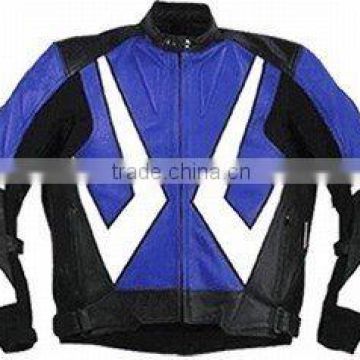 Leather Motorbike Racing Jacket