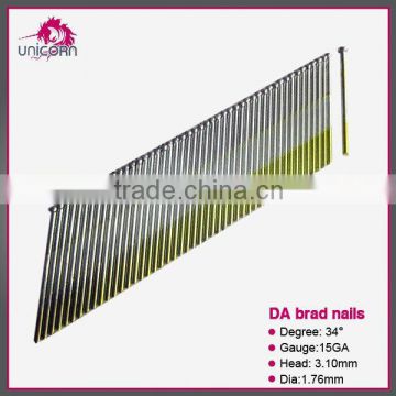 DA Series 15 Gauge Steel Angled Finish Nails