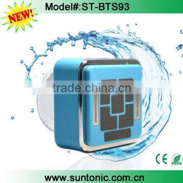 Bathroom waterproof bluetooth speaket with suction