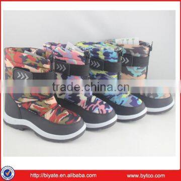 2016 camouflage color Popular Boy Winter boots