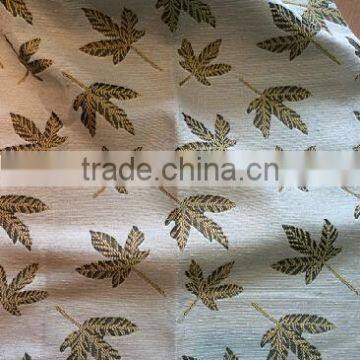 NEW ARRIVAL New leaf design curtain fabric