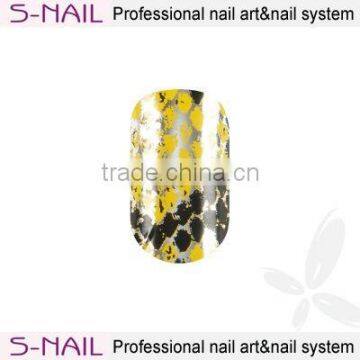 Snakeskin Red and Gold nail foil wraps/nail sticker (SFF078)