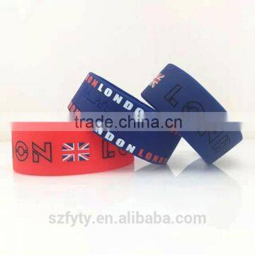 Evolution Wide Band Silicone Wristband