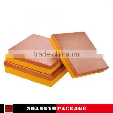 European Folio light color printed paper gift boxes