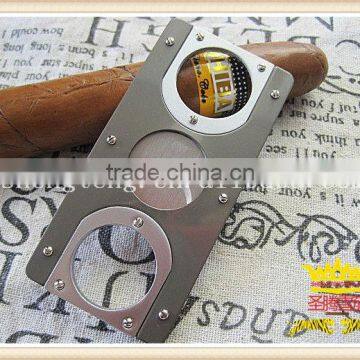 Rectangular plating gun black cigar scissors,cigar cutter,cigar scissors