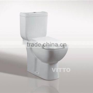 export style | Eureopean style OEM two piece wash down toilet