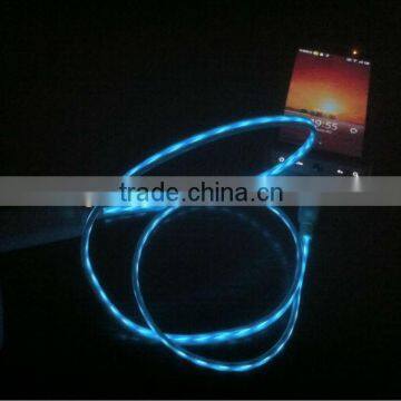 Visible Flowing Charger and Data Sync Cable