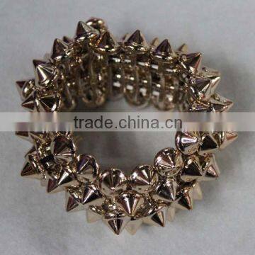 Fancy elastic spike bracelets for women accessory