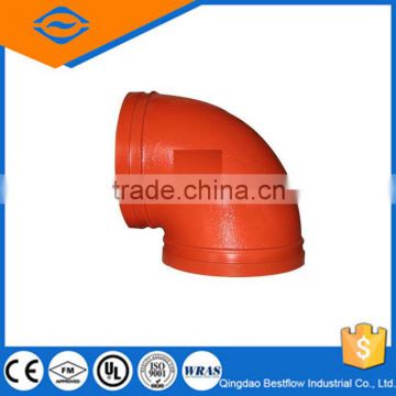 ductile iron grooved 45 degree elbow