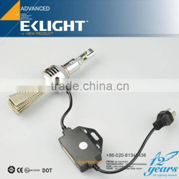 Smart System Copper Belt Perfect Light Pattern H1 H7 H4 H11 9005 9007 H13 fanless 12v LED Car Head Lamp