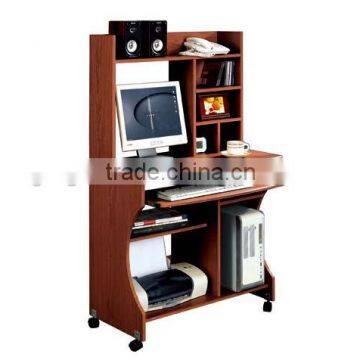 Multifunction shelf computer desk in panel board