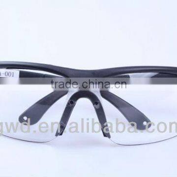 2016 new style China manufacture x-ray en166 anti-dust safety glasses