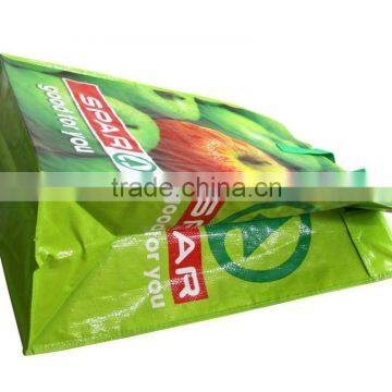 pp Woven Shopping Zipper Bags With Fruit photo-2