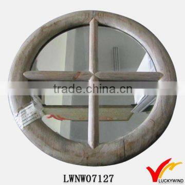 Decorative Mirrors with Wooden Frames