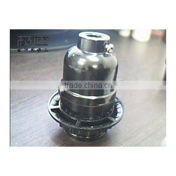 E26 aluminum stepless push-type partial thread switch lamp holder