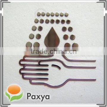 Customized 3M Adhesive Metal Sign Logo Label Sticker