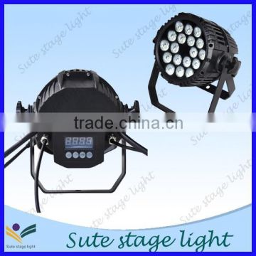 18x10W waterproof led par disco light with RGBW 4in1 LED