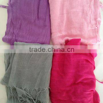 Active Dyeing, Solid Color 100% Viscose Scarf, OEM China, Trade Assurance photo-3