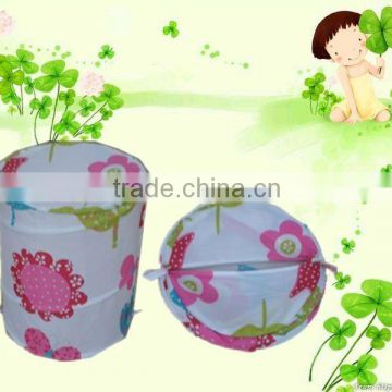 flower foldable laundry basket storage bag