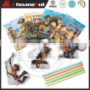 Hot Sale In Bolivia 10g Puzzle CC stick Candy/ With 3D Puzzle