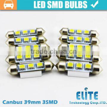 Super Quality Roof Lights Canbus 39mm 3smd LED Reading Light photo-5