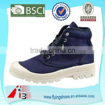 Black Canvas Upper PVC Outsole Cheap Women Ankle Boot photo-2