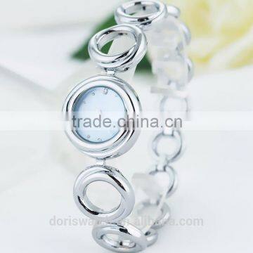 Hot Selling Product Fashion Bracelet Coin Size Dial Delicate Bracelet Watch Ladies photo-3