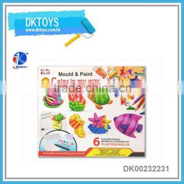 Denko Toys-Creative Craft Toy Fridge Magnet Sea World DIY Plaster Painting