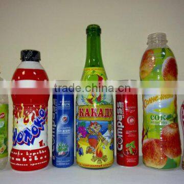 2014 PVC heat shrink film for drink water label.