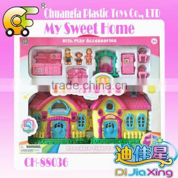 Funny villa beautiful villa set toys princess castle toys