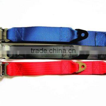 Polyester safety seat belt for airplane