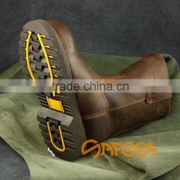 China Factory Nubuck Safety Shoes CE Safety Shoes Steel Plate Oil Resistant and Acid Resistant Safety Shoes Nubuck SA-3301 photo-4