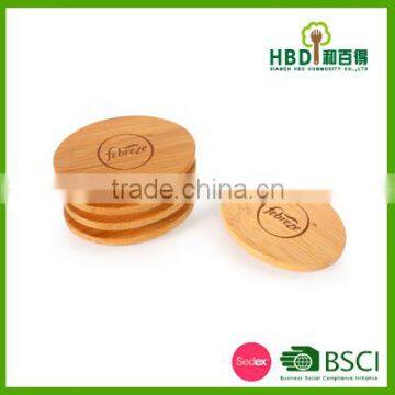 2016 hot sale white ceramic candle jar with wooden lid