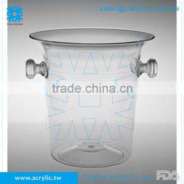 Plastic Acrylic Ice Bucket Wine Rack Wine Cooler Ice Bucket