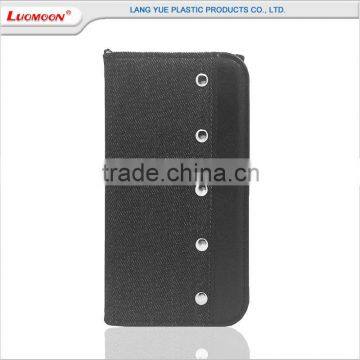 With ID Card Slot Denim Mobile Phone Leather Flip Cover Case for Oppo Neo 7 A37 photo-3