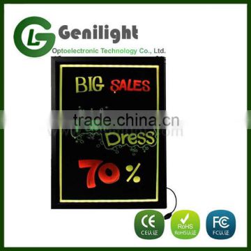 Standing LED Writing Bulletin Board 70*50cm