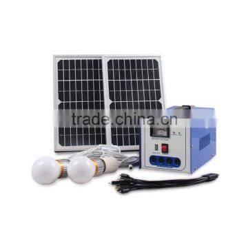 3w Home use solar electricity generator power system for LED lights, phone