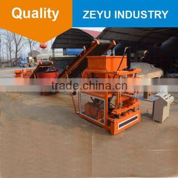 ZY2-10 automatic clay hollow bricks machine Eco Brava paving brick molding machine soil interlocking brick making machine