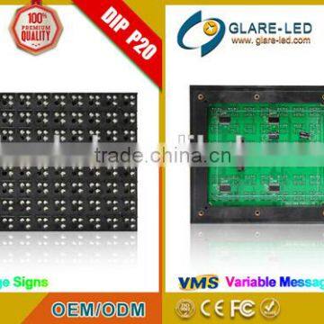 P20 Dip RGB/Full Color LED Module Display 320*160mm (CE&RoHS Compliant)