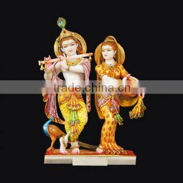 Hindu God Radha Krishna Statue