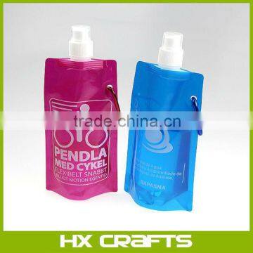 Soft Foldable Water Bottle Drink Spout Pouch,Drink Bottles Disposable,Foldable Water Bag