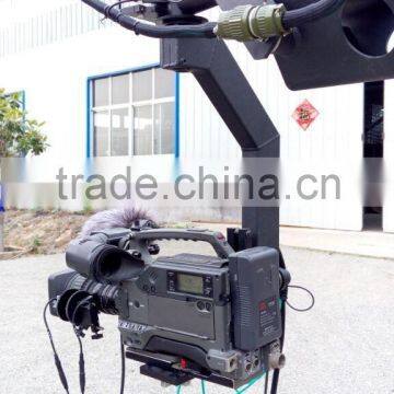 Broadcasting TV Camera Jimmy Jib Crane 10m With Motorized Dutch Head Bear 25kg Camcorder photo-4