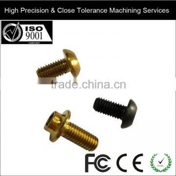 Custom CNC Machining Titanium screws Made by Precision Automatic Lathe