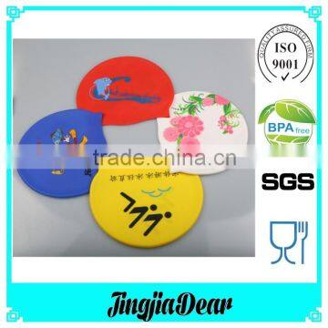 custom design silicone swimming cap,retail summer silicone swimming cap,cartoon silicon swim cap