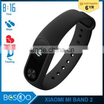 2016 Original Xiaomi Mi Band 2 Miband Wristband Bracelet With Smart Heart Rate Fitness Touchpad OLED Screen Mi Band 2 photo-2